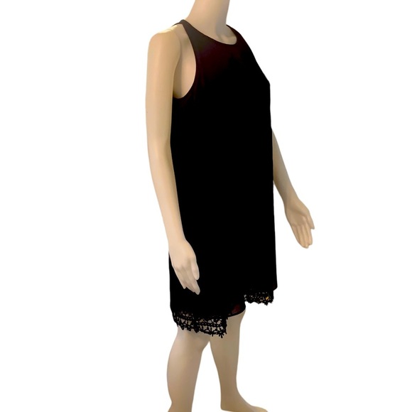 I.N. San Francisco Navy Sleeveless Chiffon Shift Dress - Picture 6 of 9